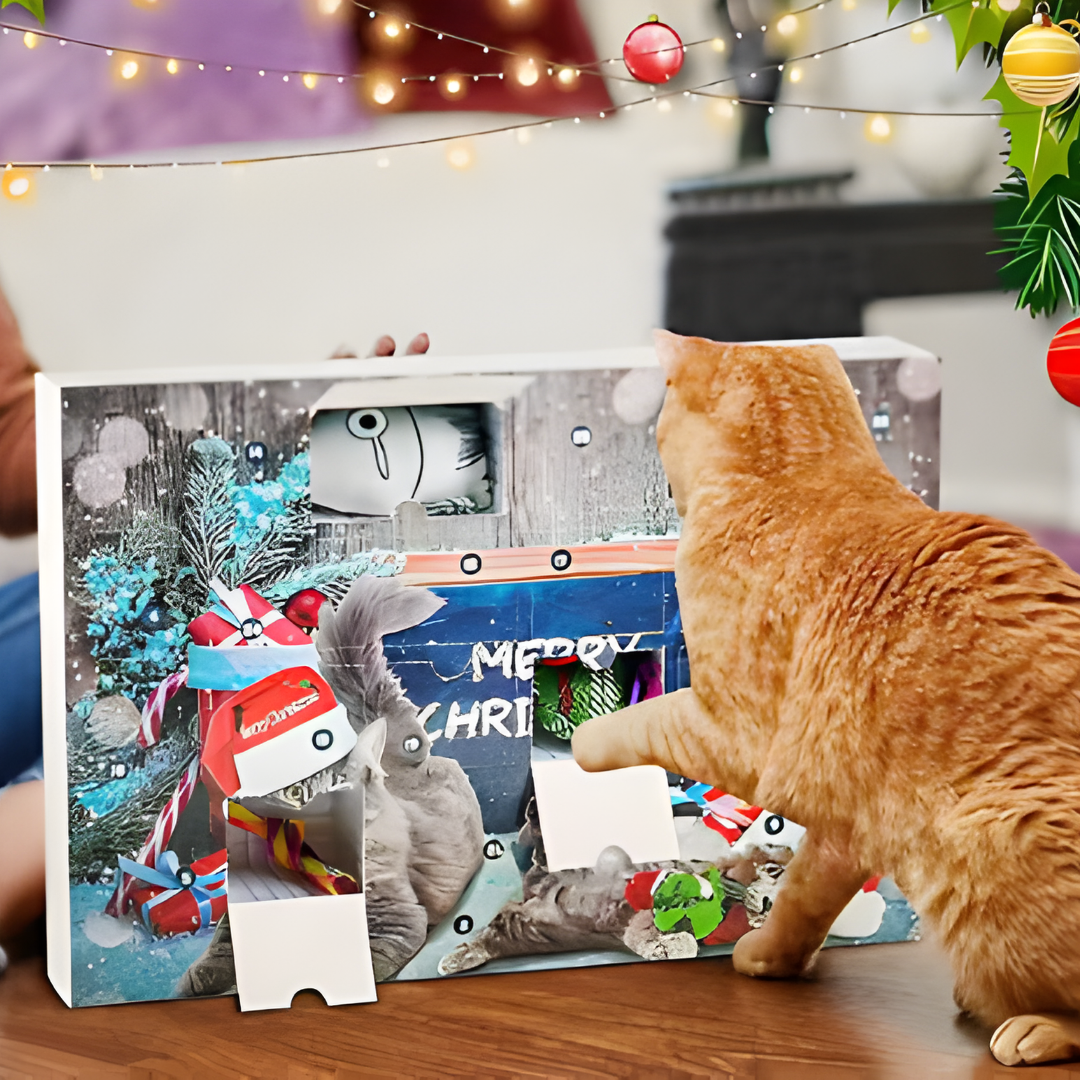 Calendario de adviento para gatos